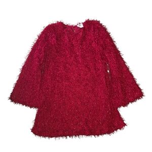 M.L. Kids Red Flapper Inspired Dress